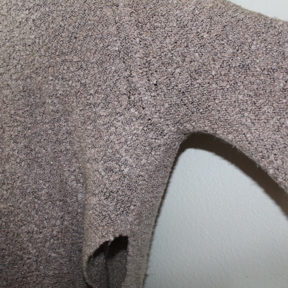 ⛄️Faded Glory Tan Colored Cowl Neck Long Sleeve Poncho Style Top - Size XL - Picture 5 of 7